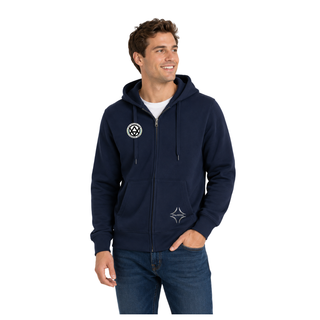 AVO Soccer Club - Brace Super Heavyweight Full-Zip Hooded